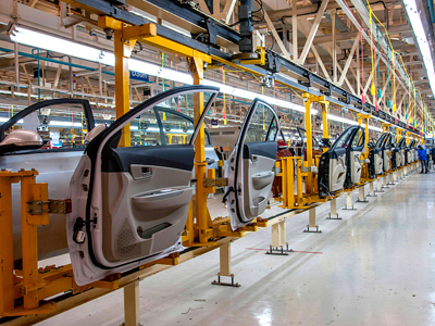 Production automobile