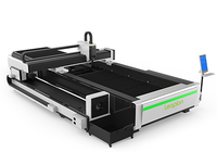 Machine de découpe laser à fibre avec double Plate-forme pour feuille et tube LF-STE