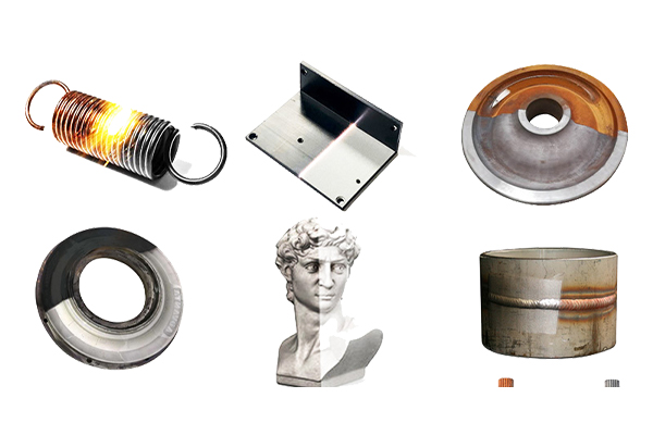 &eacute;chantillon de nettoyage au laser