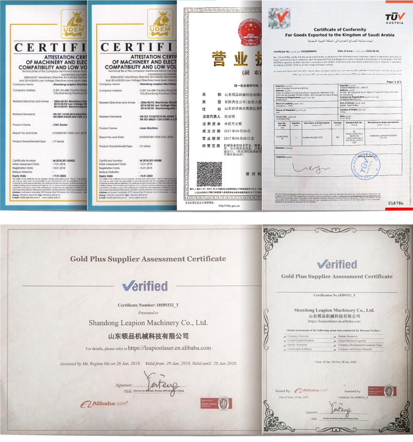 Certifications de beavion