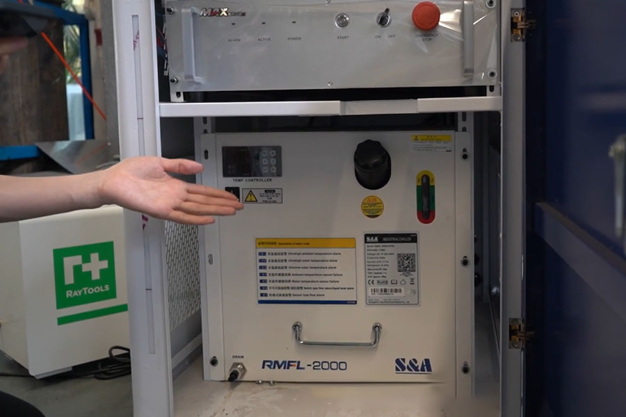 Syst&egrave;me de refroidissement pour soudage laser