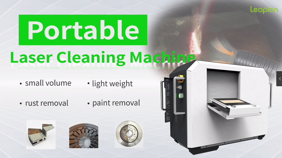 Machine de nettoyage laser à fibre portable Leapion 