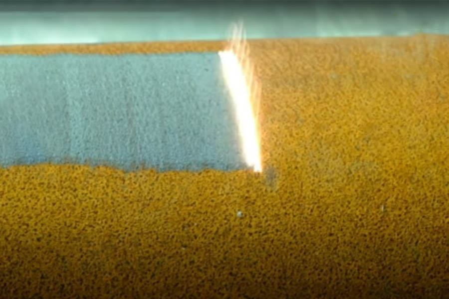 peinture de nettoyage au laser