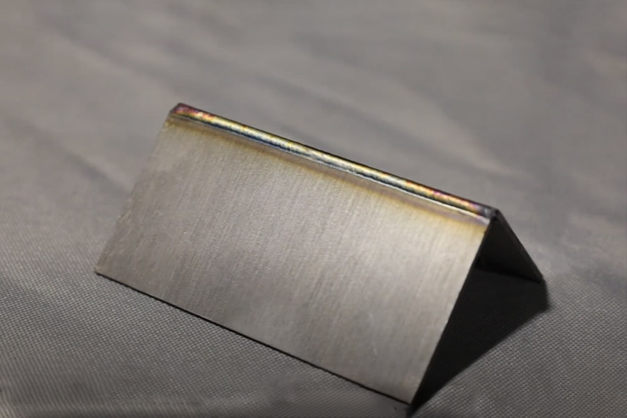 &Eacute;chantillons de soudage laser